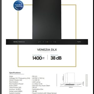 Kutchina Venezia DLX Kitchen Hood