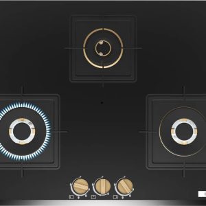 Bosch Series 6 Gas hob 75 cm Tempered glass, Black
